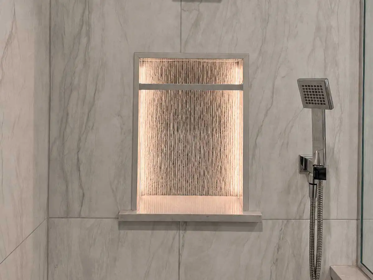 lighted niche