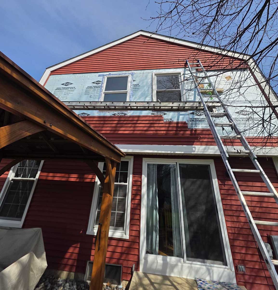 House siding repair and installation